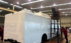 合肥國際內(nèi)陸港發(fā)展有限公司開通安凱客車特需專列