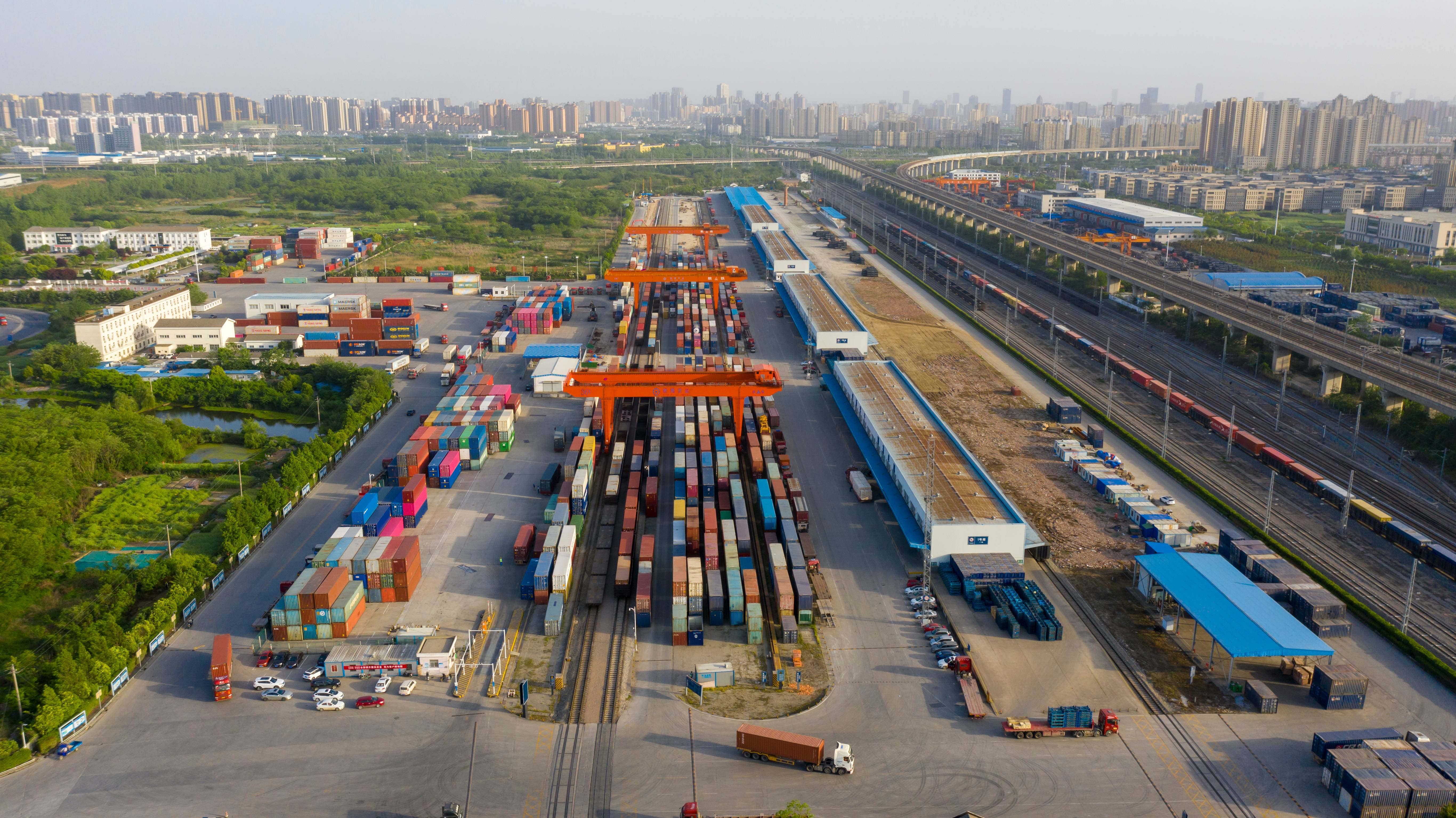 深耕“一帶一路” 助力開放發(fā)展 ——合肥中歐班列2021年開行量突破200列